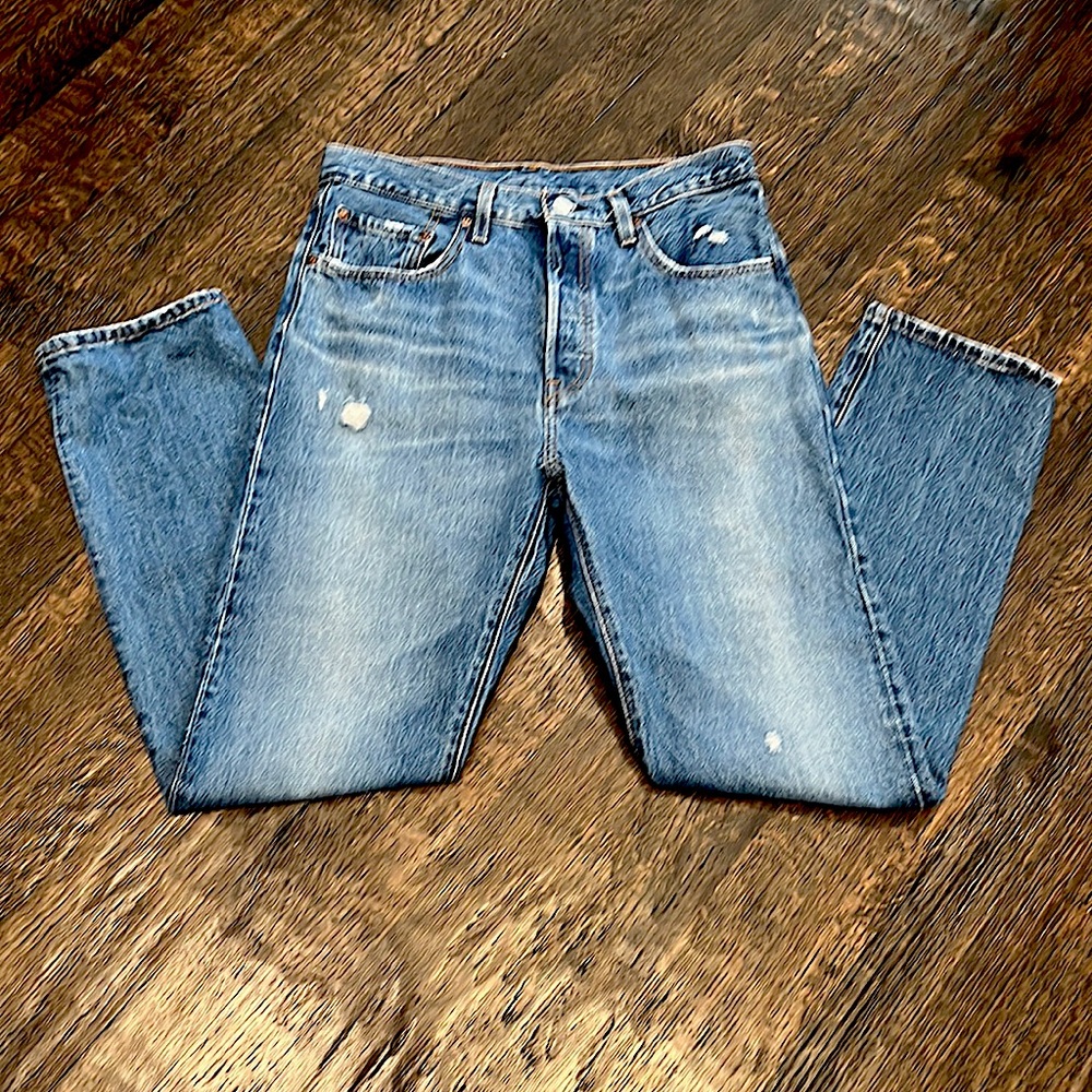 Levis 501 straight leg jeans